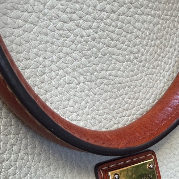Dooney & Bourke Cream and Brown Satchel classic style - Picture 16 of 16